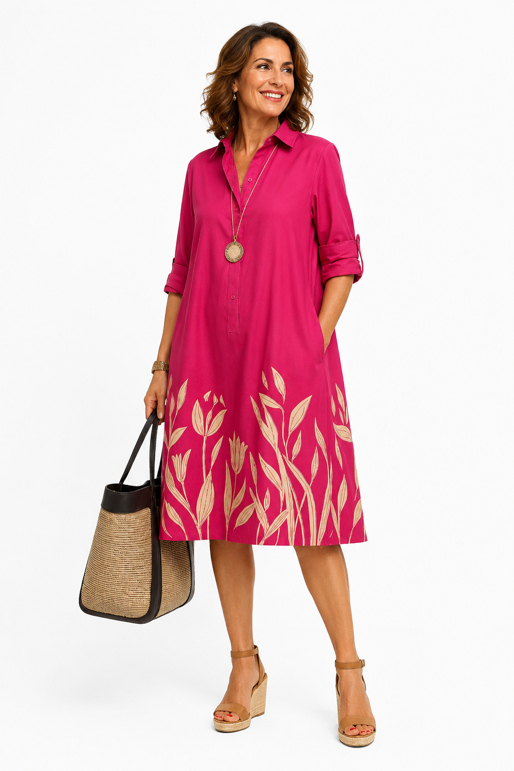 Vestido Camisero Midi Liria